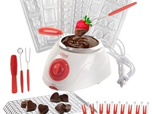 Coffret cadeau pour fondue au chocolat électrique