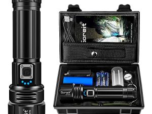 Lampe de poche haute lumens rechargeable