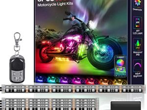 Kits d'éclairage LED pour moto 8 pcs