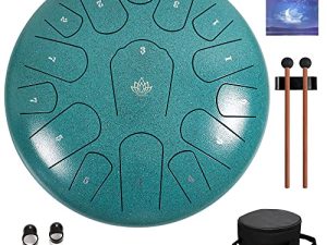 Yasisid Steel Tongue Drum 12 pouces Instruments