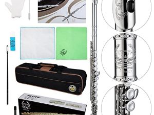 Flûtes RHYTHM C avec fleur gravée trou