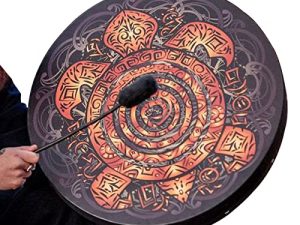 .JEWKEI. Vegan Shaman '' Totem Turtle Drum