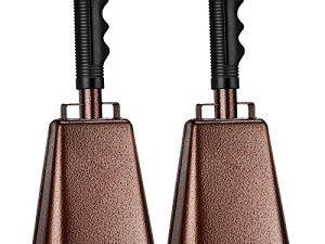 Lot de 2 cloches en acier de