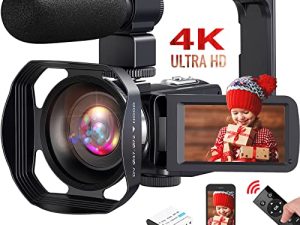 Caméra vidéo 4K Caméscope