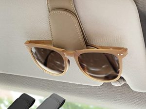 Ompellus Porte-Lunettes de Soleil en Cuir Magnétique