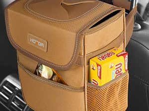 HOTOR Poubelle de voiture avec couvercle