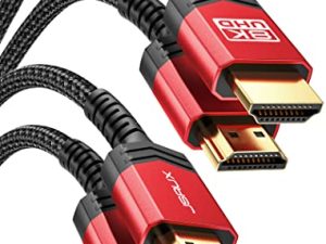 JSAUX 8K Câbles HDMI 2.1 10FT 2-Pack