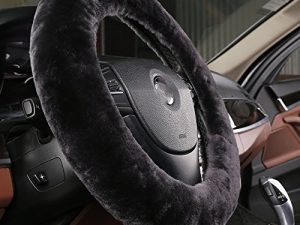 Housse de volant de voiture en peau