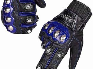 ILM Alliage d'acier Cuir Hard Knuckle Touchscreen