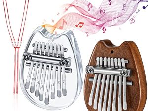 4 Pièces Mini Thumb Piano Set 8