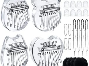 24 PCS 8 Touches Mini Kalimba Piano