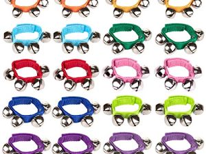 Foraineam 20 PCS 10 Couleurs Poignet Clochettes