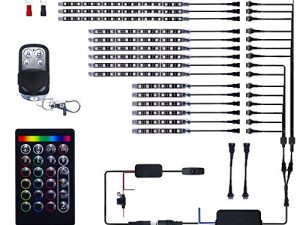 LivTee Lot de 16 bandes lumineuses LED