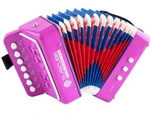 MUSICUBE Kid Accordion 10 Touches Petit Accordéon