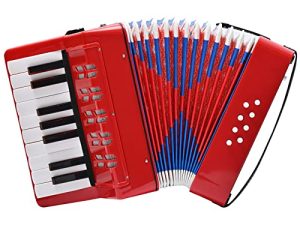 AIMEIS Accordéon 17 Touches Piano Accordéon Instrument
