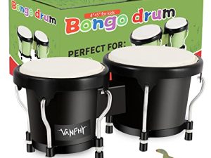 VANPHY Bongo Drum 4 '' et 5