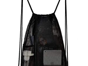 Sac à cordon en maille robuste pour