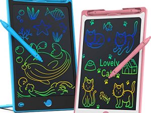 Hockvill Lot de 2 tablettes d'écriture LCD