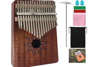 Kalimba Pouce Piano 17 Touches Portable Mbira