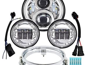 AlyoNed Phare LED pour moto 17