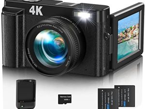 Appareil photo numérique 4K 60FPS Mise au
