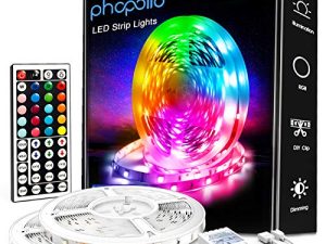 Phopollo Bande lumineuse LED 100 pieds