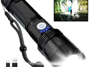 BERCOL Lampes de Poche LED Rechargeables Haute