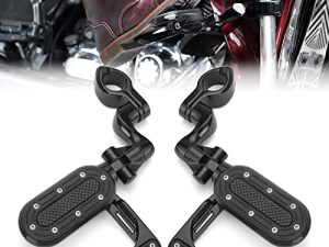 Repose-pieds de moto pour protection moteur 1