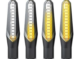 Lot de 4 clignotants de moto clignotants