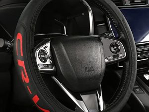 TINSATINEI Couvre Volant Élastique Lettres de Voiture