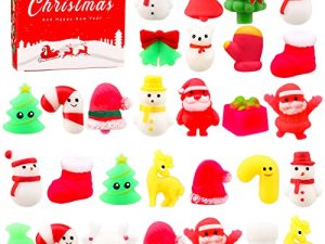 24pcs Jouets Squishies de Noël