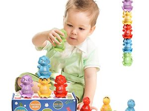 Jouets de dinosaure empilables pour enfants de