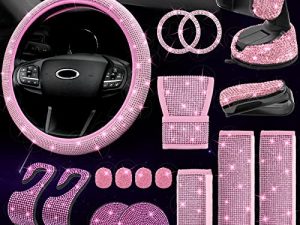 Lot de 19 accessoires de voiture Bling