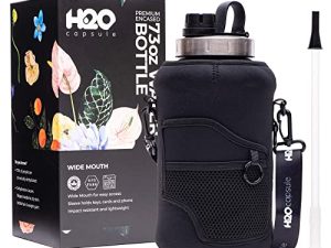 H2O Capsule Bouteille d'eau à col large