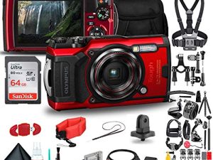 Appareil photo étanche Olympus Tough TG-6 (rouge)