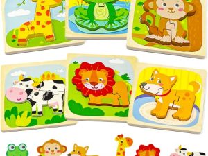 Puzzles en bois pour tout-petits âgés de