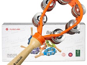 MUSICUBE Tambourin pour adultes Tambourin à percussion
