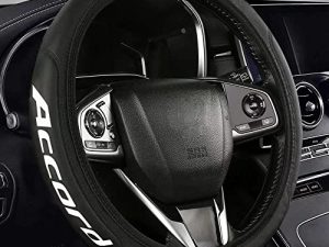 TINSATINEI Couvre-volant élastique en lettres de voiture
