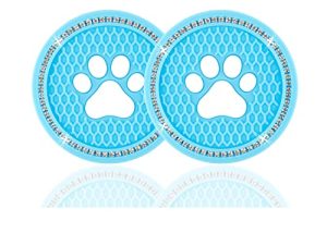 JUSTTOP 2PCS Bling Cristal Paw Porte-Gobelet De