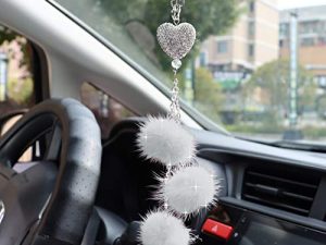 YIDEXIN Accessoires de voiture Bling pour femme