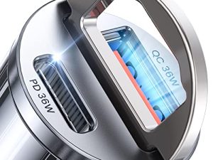 Adaptateur de chargeur de voiture USB C