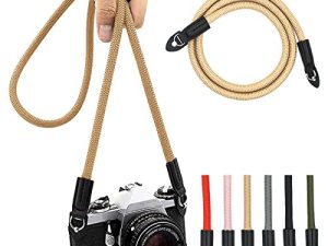 Eorefo Sangle d'appareil photo Vintage 100 cm