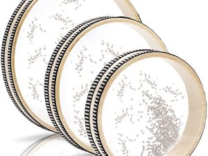Fasmov 3 Pièces Wave Bead Ocean Drum