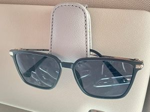 KIWEN Porte-Lunettes de Soleil pour Pare-Soleil de