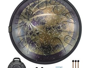 AS TEMAN Steel Tongue Drum 14inche 14Notes