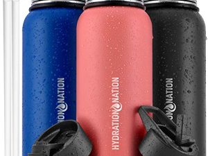 Bouteilles d'eau isolées sous vide Hydration Nation