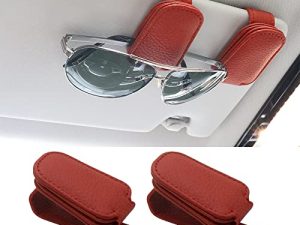 SUNCARACCL Lot de 2 porte-lunettes de soleil