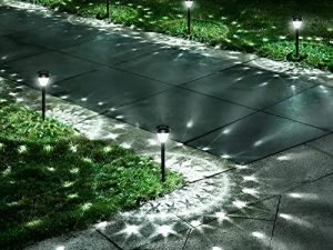 URAGO Lot de 10 lampes solaires d'extérieur
