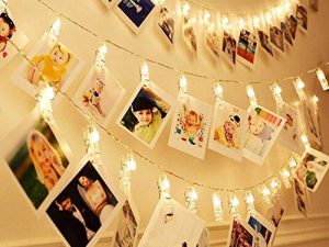 Dopheuor Photo Clip Guirlande Lumineuse LED à