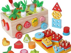 BEAUAM Toddlers Montessori Jouets éducatifs pour garçons